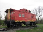 Ironton Railroad  Caboose #6 before restoration began 